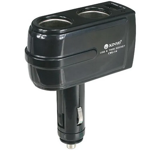 Kinyo 2孔車用點煙器擴充座 Usb充電槽 Cru 14 Momo購物網 Kinyo 2孔車用點煙器擴充座 Usb充電槽 Cru 14 Momo購物網