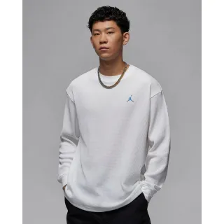 【NIKE 耐吉】喬丹 長袖上衣 大學T 男款 AS M J ESS LIFESTYLE TOP 白色(FV7457100)