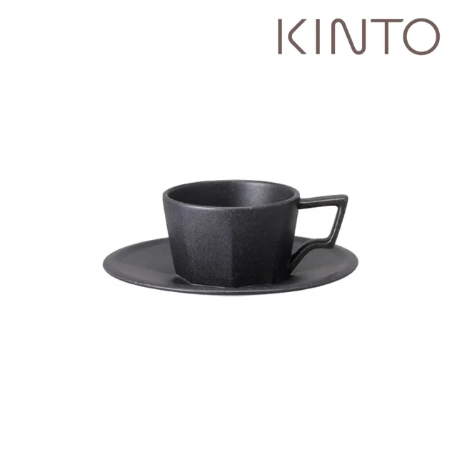 【Kinto】OCT八角陶瓷杯盤組80ml