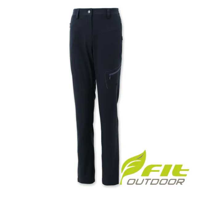 【Fit 維特】女-吸排抗UV機能長褲-鐵礦灰 KS2801-77(長褲/機能長褲/防曬/戶外/褲子)