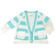 【摩達客】美國LA設計品牌 Suvnir 藍白橫紋針織衫外套