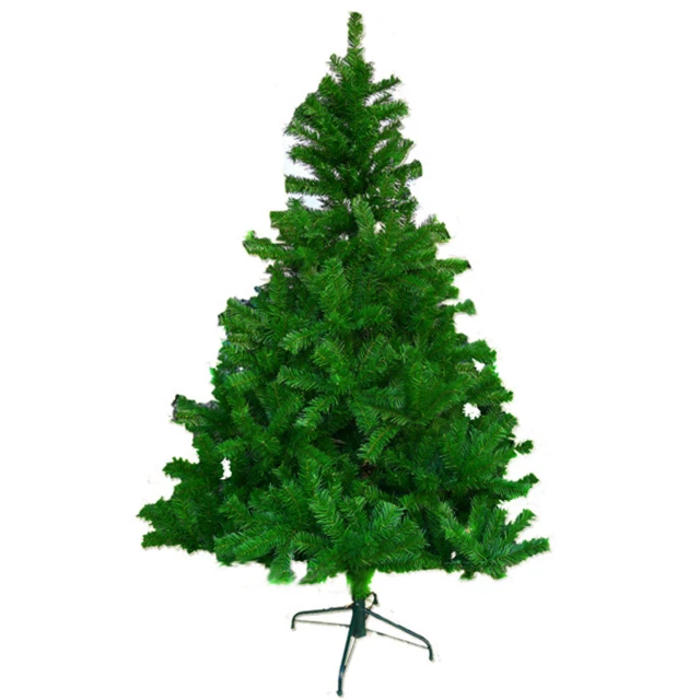 【摩達客】耶誕-5尺/5呎-150cm台灣製豪華版綠色聖誕樹-裸樹(不含飾品/不含燈/本島免運費)