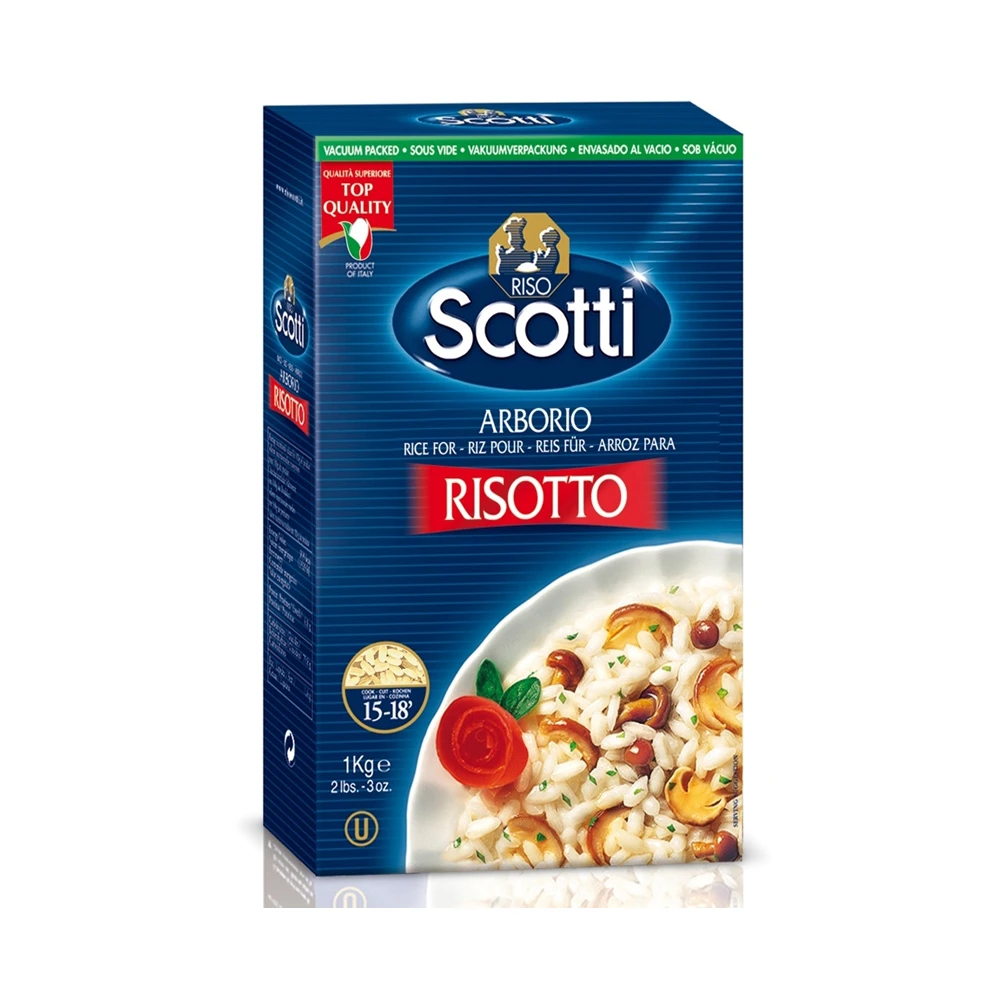 Riso Scotti 義大利傳統燉飯專業米 1kg 盒 Momo購物網