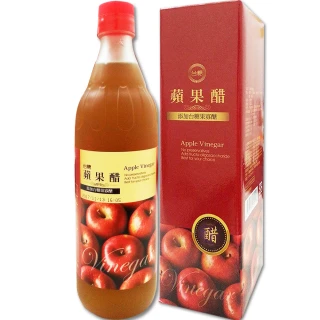 【台糖】蘋果醋(添加果寡醣;600ml/瓶)