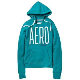 【現貨Aeropostale】AERO 經典款 連帽口袋上衣(綠色)