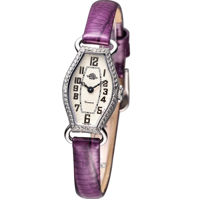 【Rosemont 玫瑰錶】骨董風玫瑰系列腕錶   母親節(RS-024-04-PU 紫色皮)