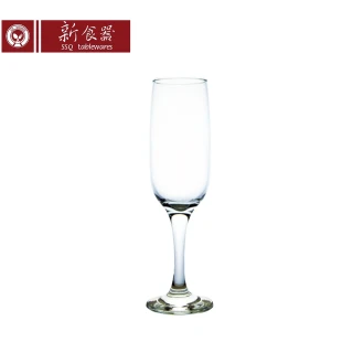 【新食器】Romantic玻璃香檳杯215 ML(3入組)