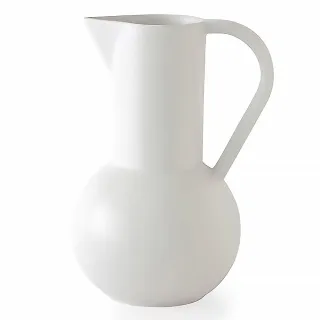 【Fubon Art 富邦藝術】MoMA美術館 Raawii手工陶製純色水瓶 小型(Strom系列 餐桌 水壺 花瓶)