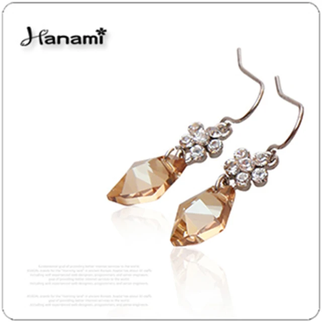 【Hanami】唯美浪漫水晶耳環