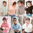 【Baby童衣】任選 baby外套 小熊造型絨毛外套 嬰兒外套 男寶寶 女寶寶外套 70006(麻灰)