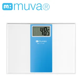 【muva】繽紛樂電子體重計(天空藍)