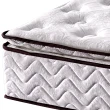 【送天然乳膠枕x1】歐若拉名床 正三線乳膠特殊QT舒柔布封邊獨立筒床墊-單人特大4尺