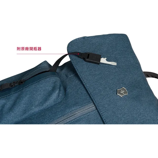 【VICTORINOX 瑞士維氏】Altmont 3.0 Flapover 15吋電腦後背包(藍)