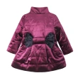 【baby童衣】任選 優雅大蝴蝶結鋪棉立領大衣 50441(紫)