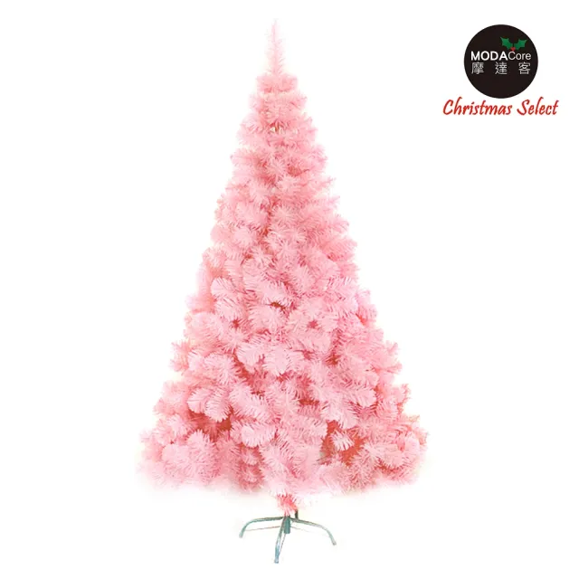 【摩達客】耶誕-12尺/12呎-360cm台灣製豪華型夢幻粉紅色聖誕樹-裸樹(不含飾品/不含燈/本島免運費)/