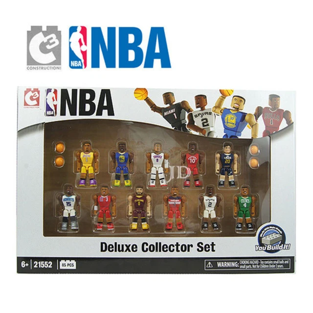 【C3 TOYS】超可動積木人偶NBA系列-豪華珍藏版套組 21552(一盒11入)