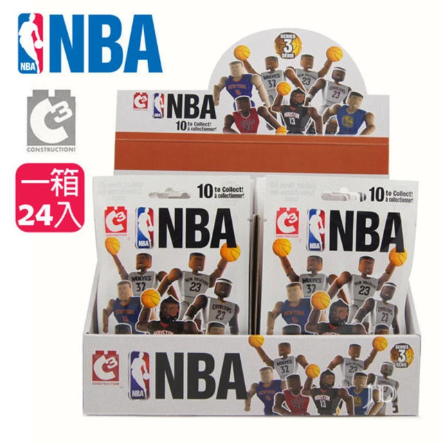 【C3 TOYS】超可動積木人偶NBA系列-球員驚喜包 21500(一箱24入)
