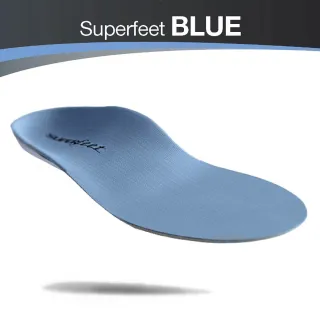 【美國SUPERfeet】健康慢跑登山健行多用途抑菌足弓鞋墊(藍色)