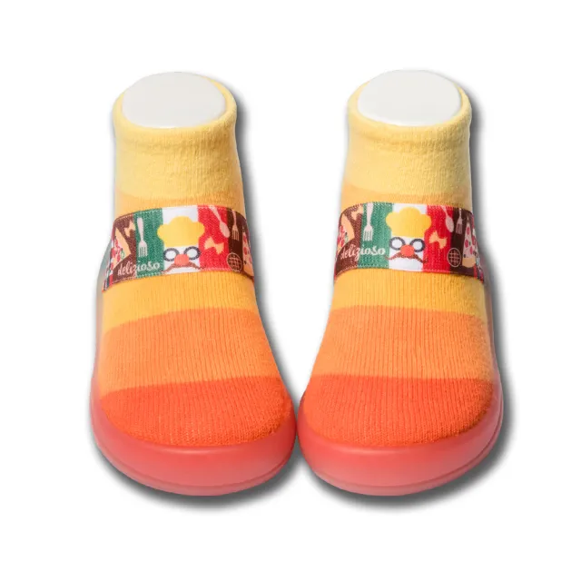 【feebees】糖果系列-橘子糖(襪鞋.童鞋.學步鞋.台灣製造)