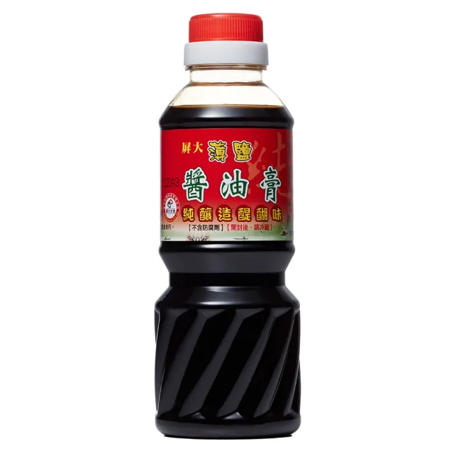 屏大 非基改薄鹽醬油膏300ml Momo購物網