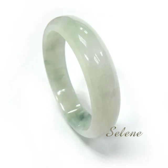Selene】典藏冰種飄花翡翠手鐲(A貨翡翠6597) - momo購物網- 好評推薦