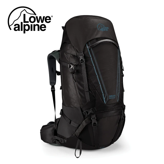 第07名 【Lowe Alpine】Diran ND 50-60 重裝背負 登山背包 煤碳黑 #FMQ06(重裝背負)