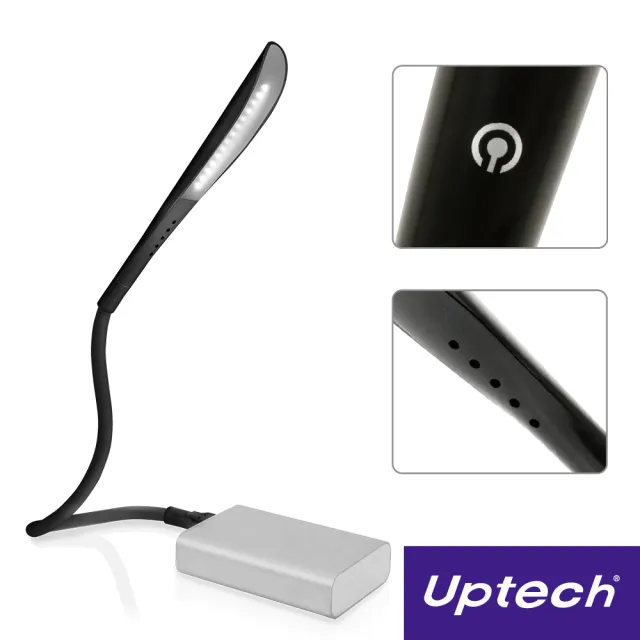 【Uptech】LED100 USB可觸控LED燈(黑)