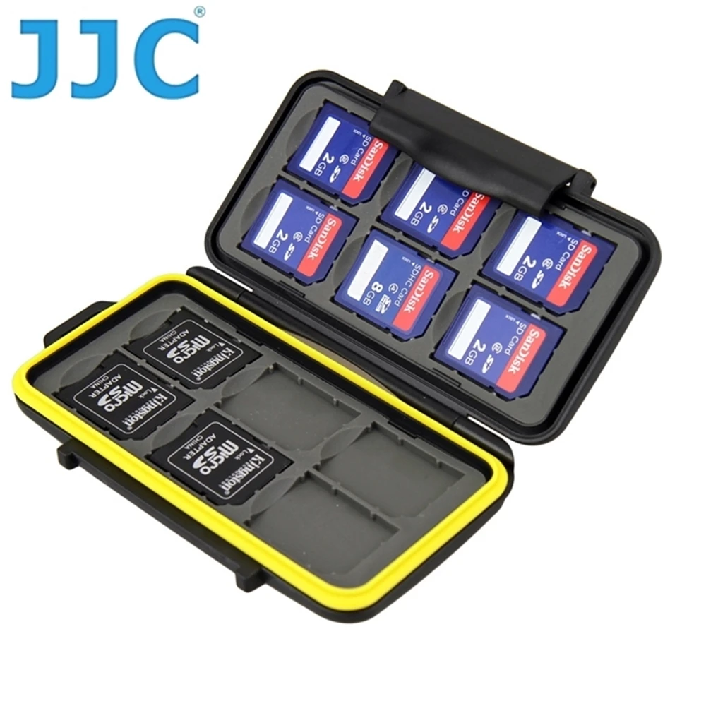 【JJC】記憶卡收納盒儲存盒適SD卡12張 MC-SD12(記憶卡保存盒 記憶卡保護盒)