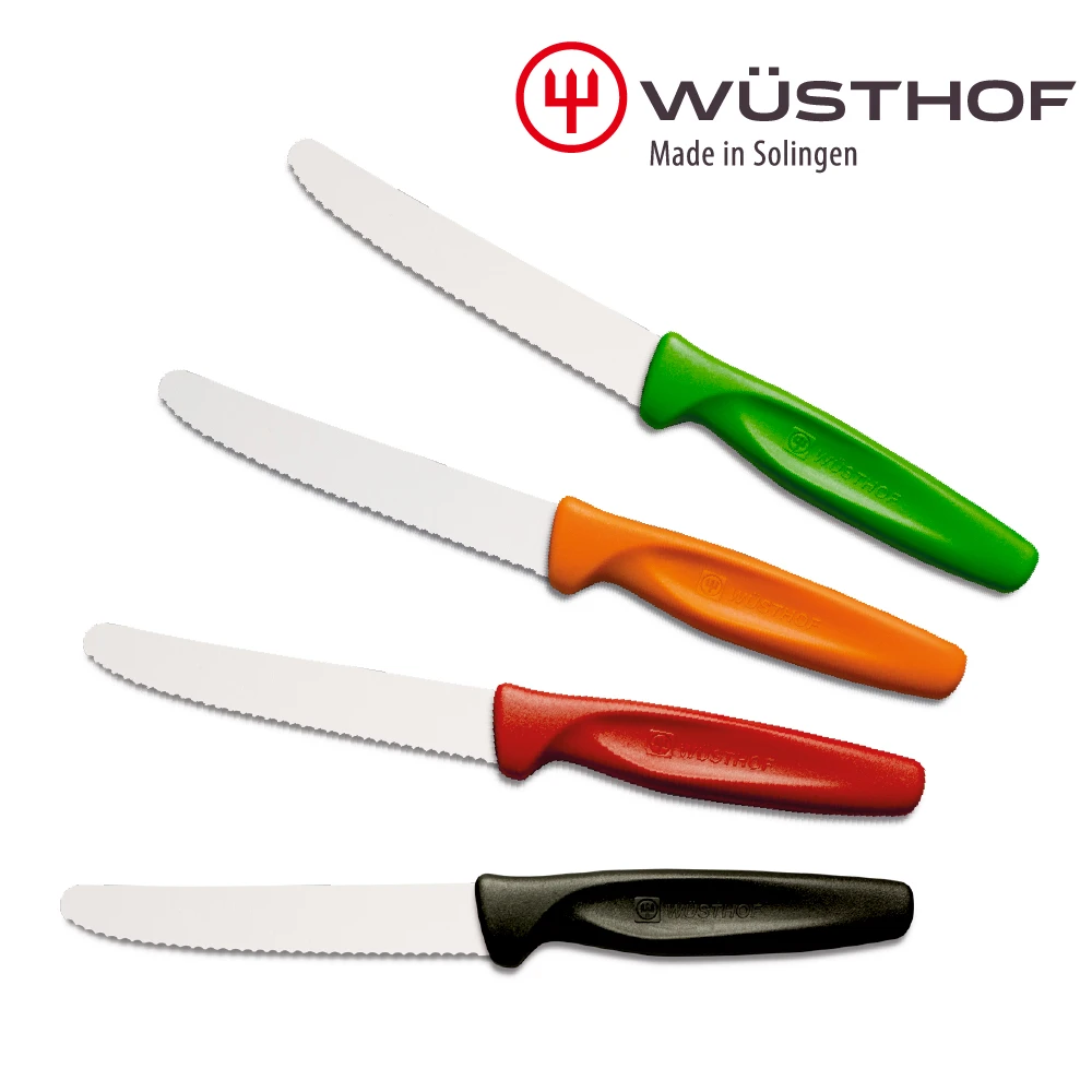 【WUSTHOF 三叉】S.F.C 10cm多用途鋸齒刀(番茄刀 臘腸刀 麵包刀)