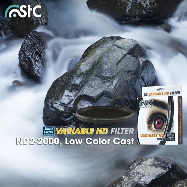 【STC】低色偏可調式VND減光鏡82mm減光鏡ND2-1024(ND濾鏡)