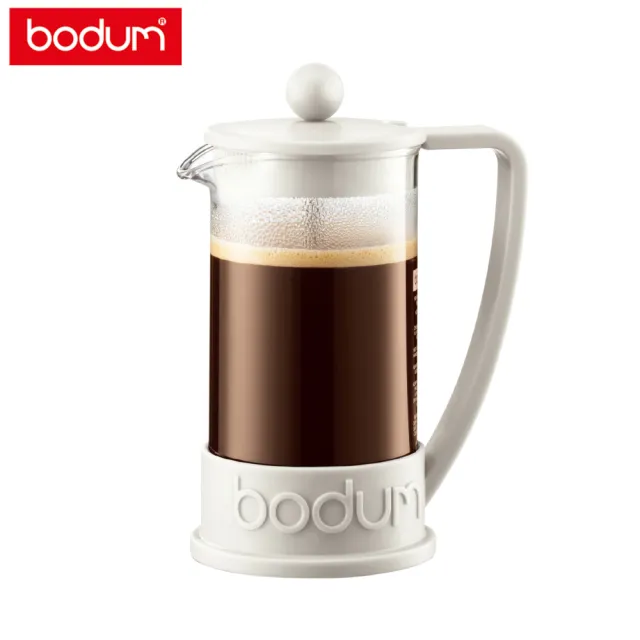 Bodum Brazil 法式濾壓壺350cc 米白 Momo購物網