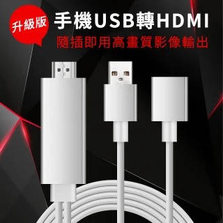 手機轉HDMI影音傳輸線 Apple/Android/Type-c MHL通用型