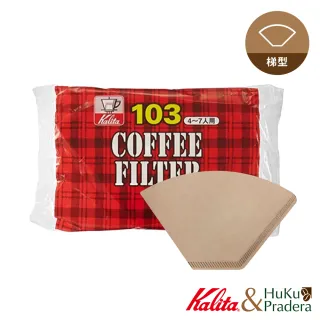 【Kalita】NK103 無漂白濾紙 100入(咖啡濾紙)