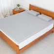【Hokun】竹炭8公分記憶床墊雙人加大6x6.2尺(台灣製 竹炭紗＋竹炭微粒內材)