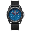 【LUMINOX 雷明時】ICE-SAR Arctic冰島搜救隊聯名腕錶(藍x白時標/45mm)