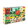 【荷蘭Petit Monkey】歡樂城鎮拼圖-48片/4Y+(益智玩具)