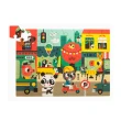 【荷蘭Petit Monkey】歡樂城鎮拼圖-48片/4Y+(益智玩具)