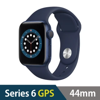 【Apple 蘋果】Apple Watch Series6 44公釐 GPS版(鋁金屬錶殼搭配運動錶帶)