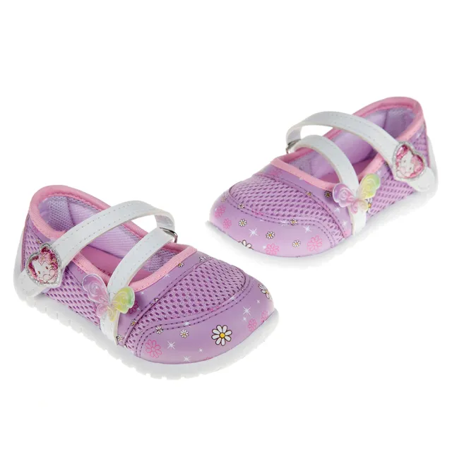 【布布童鞋】HelloKItty凱蒂貓春彩蝴蝶紫色透氣兒童休閒鞋(C9F805F)