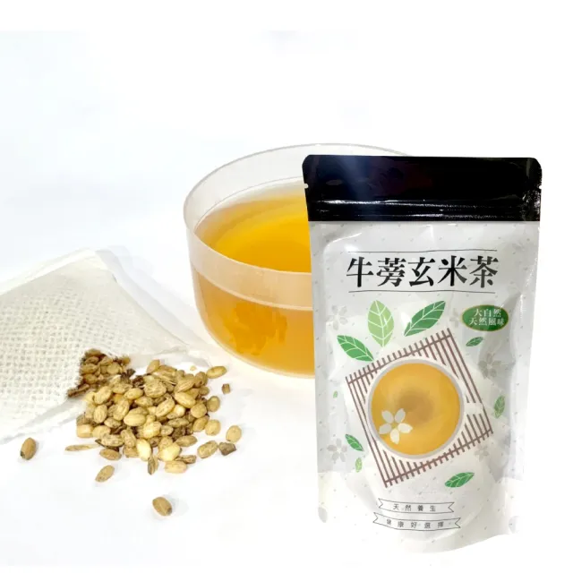 【弘宇食品】牛蒡玄米茶(6g X 18入茶包/盒)