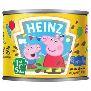 【即期品 HEINZ】PEPPA PIG蕃茄義大利麵罐頭205G 效期2021/05/30