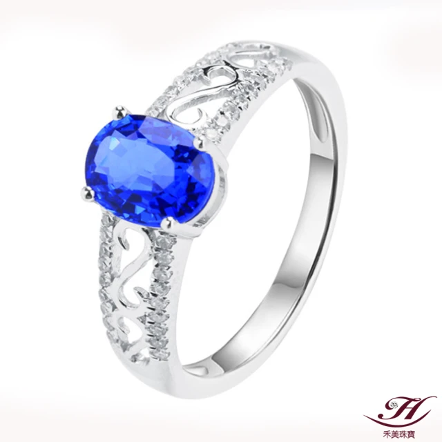 【禾美珠寶】天然皇家藍藍寶石戒指ES136(18K金)