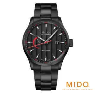 【MIDO 美度】官方旗艦館 Multifort Power Reserve先鋒系列動力儲存顯示腕錶(M0384243305100)