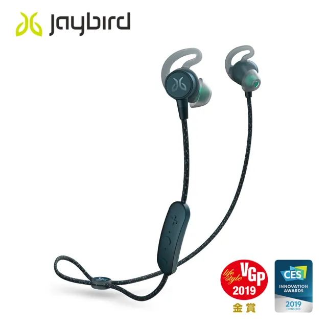 【Jaybird】TARAH PRO 藍牙無線運動耳機(閃電黑/礦物藍)