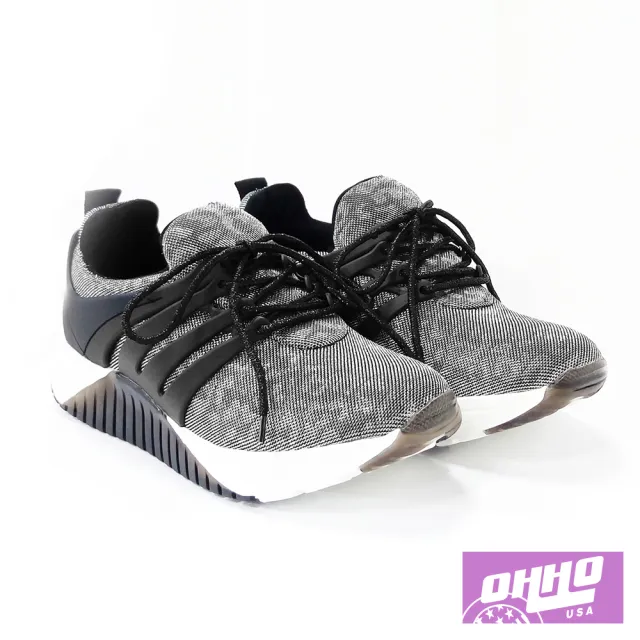 【OHHO】3D包覆雙密度緩震休閒鞋(3款任選)