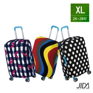 【JIDA】印花款行李箱彈力布保護套(28吋)