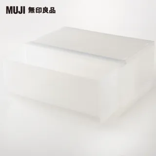 【MUJI無印良品】PP資料盒/橫式/深型(4入組)