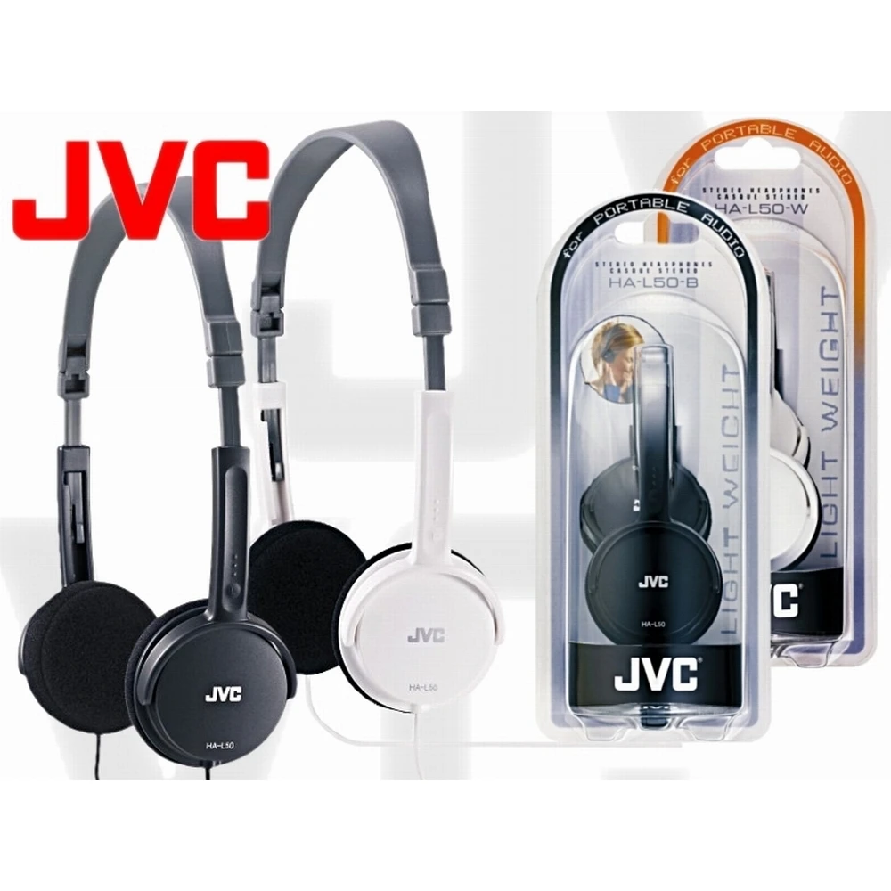 【JVC】無麥摺疊型頭戴式耳機(HA-L50)