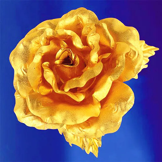 開運陶源 黃金金箔花純金玫瑰胸針 情人節 母親節禮物 Momo購物網