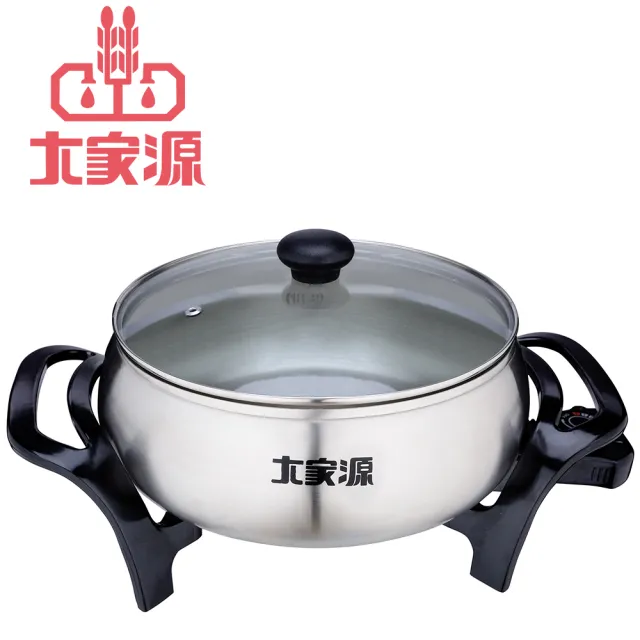 大家源 4 5l 304全不鏽鋼電火鍋 料理鍋 304不鏽鋼桑拿蒸籠撈網組 Tcy 3734 Tcy 3735a Momo購物網